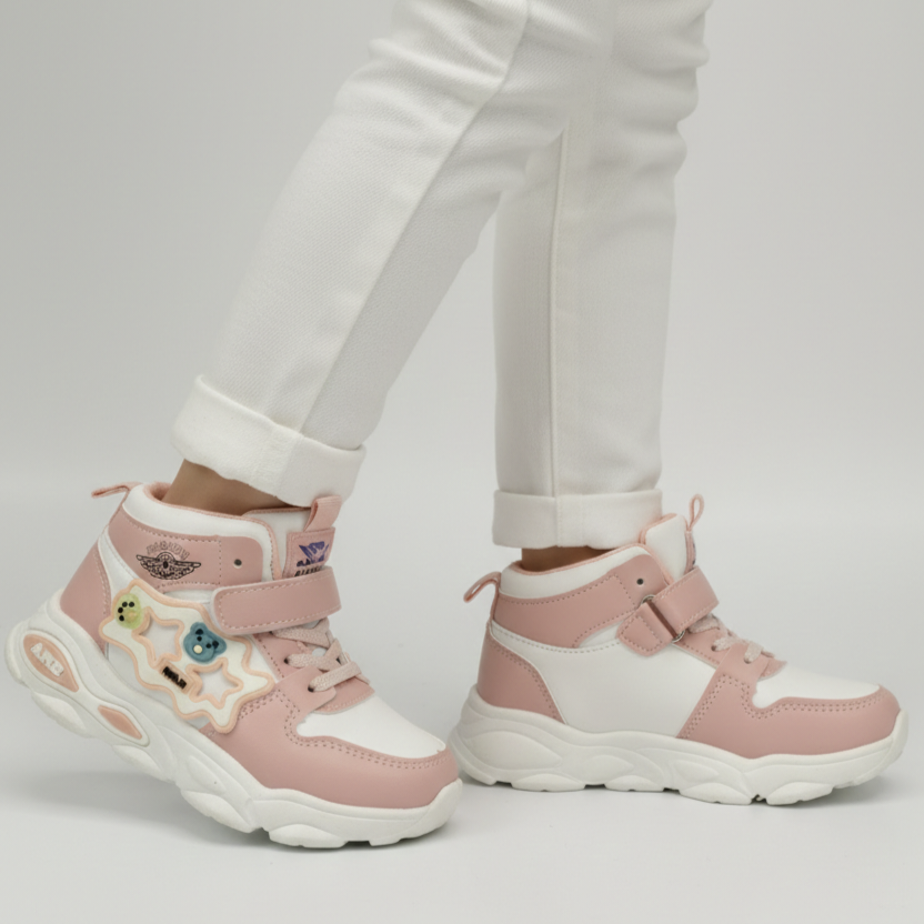 star pink shoe