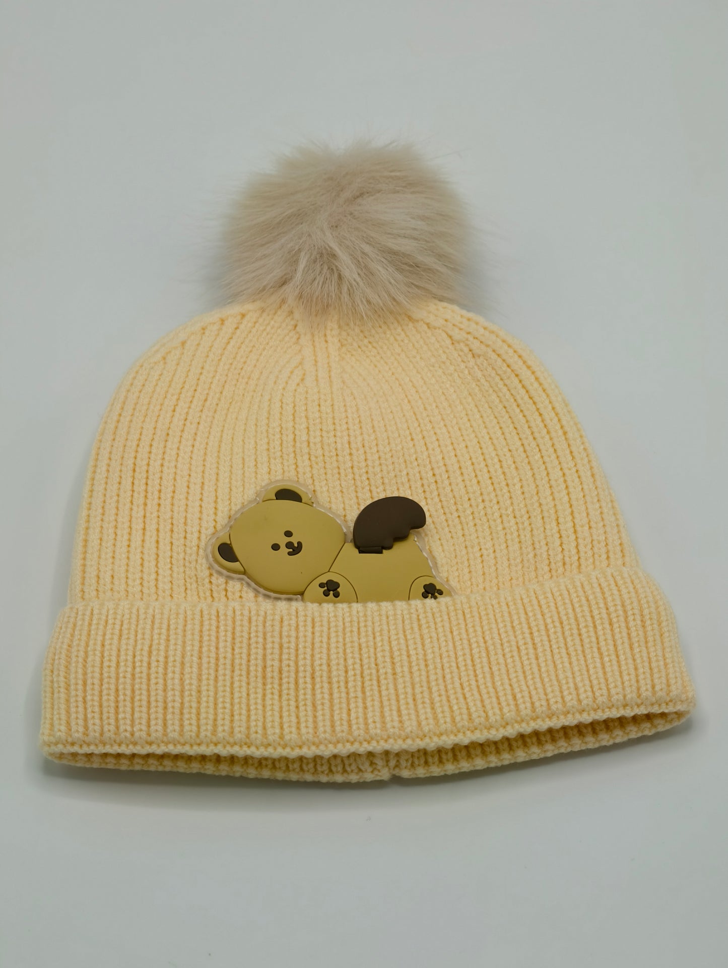 winter bear saleep cap