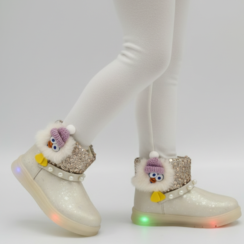 double eyes cap shoe