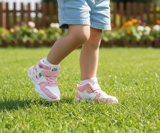star pink shoe