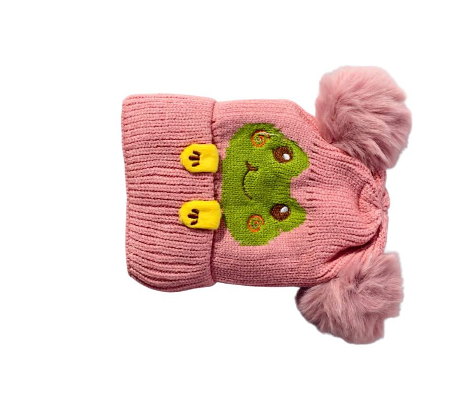 Kid winter wool Cap-6