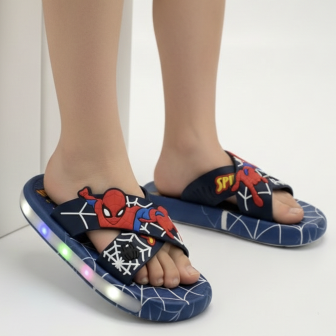 spiderman light slippers-118