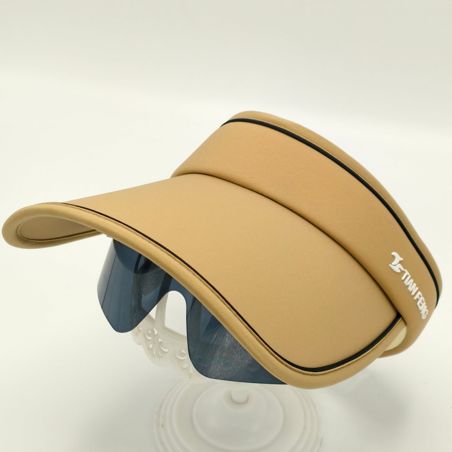 women design travel visor Cap with Glasses summer beach sun visor Hat