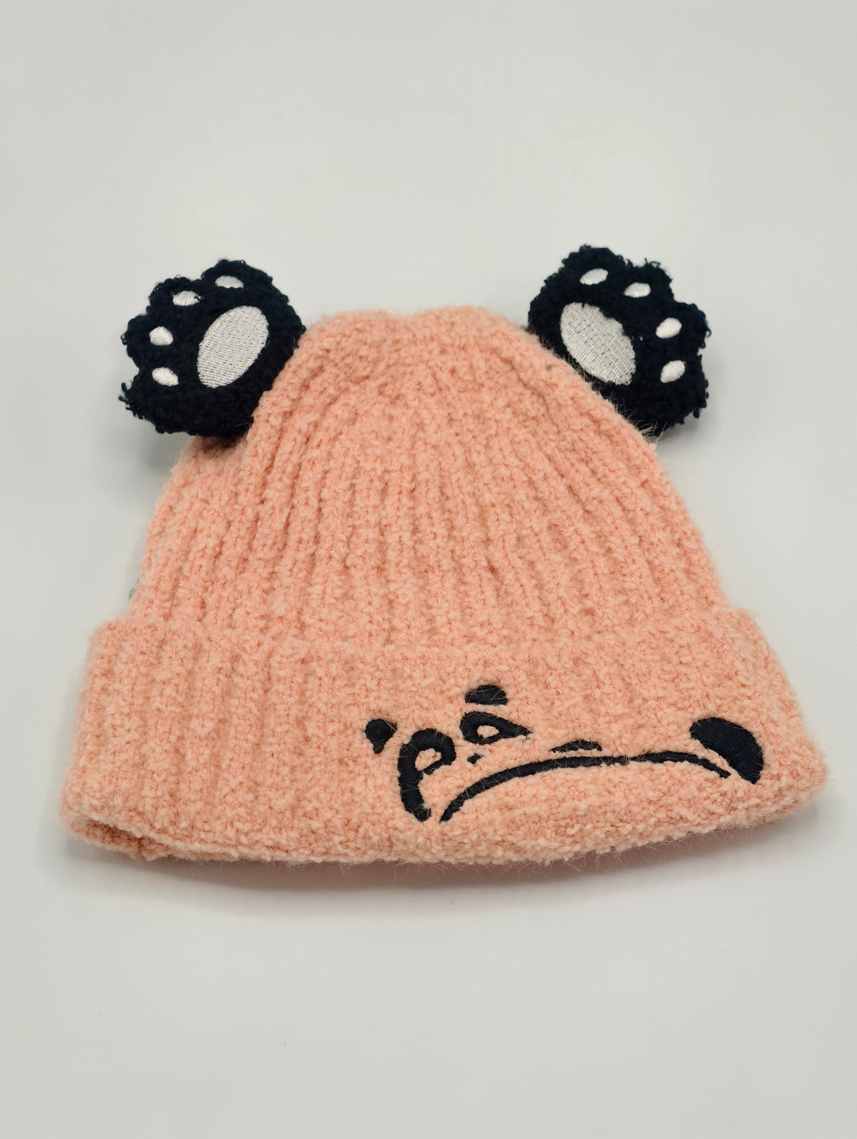 bear ear wool cap-980