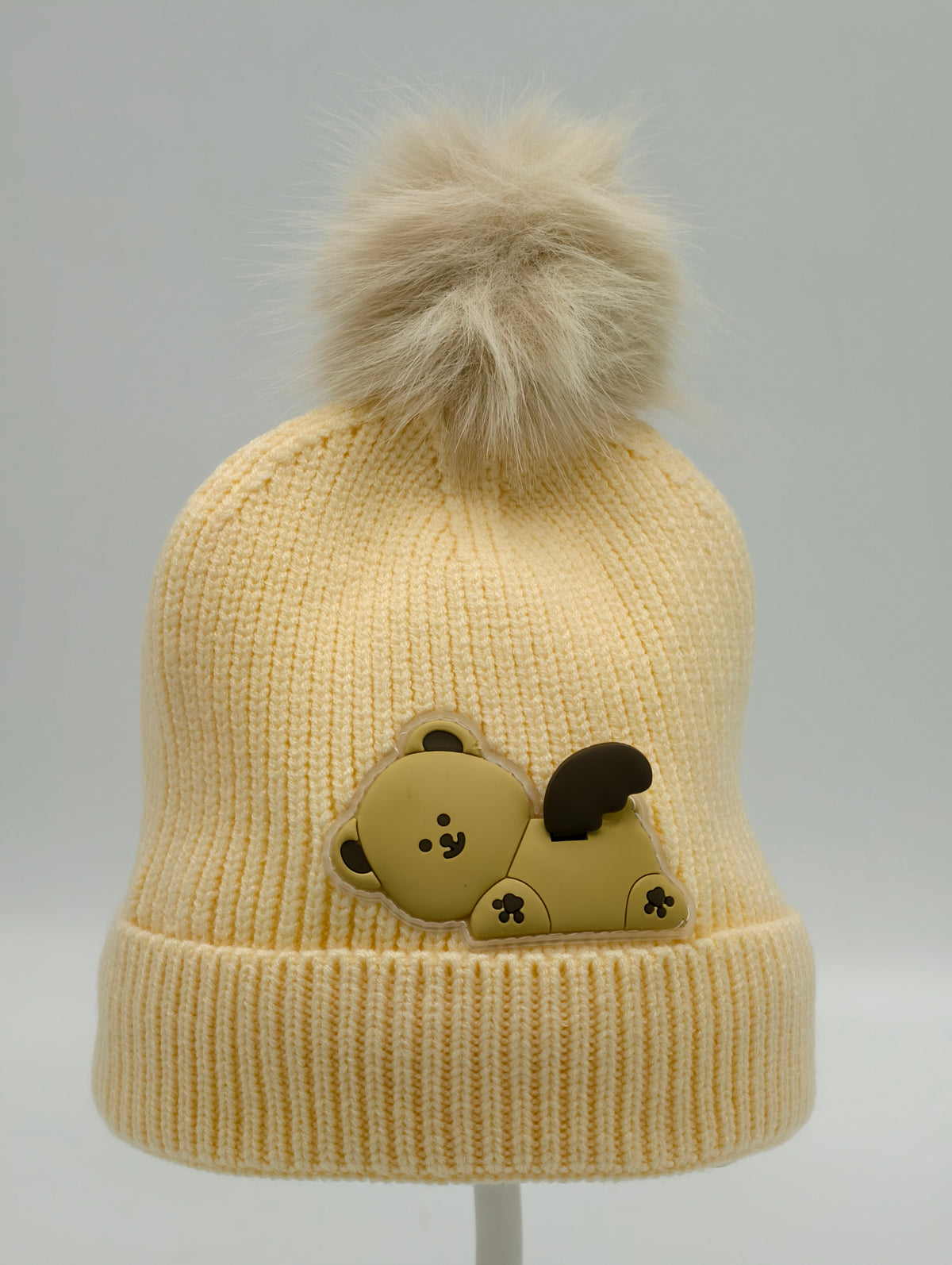 winter bear saleep cap