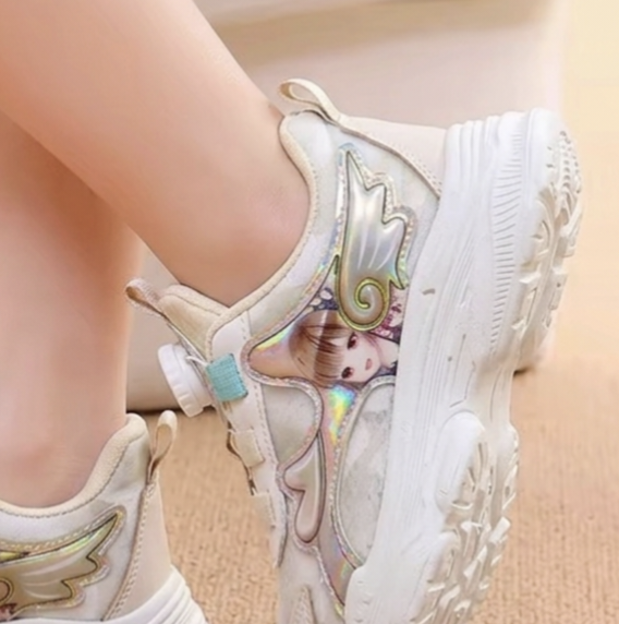 fair half green shoe