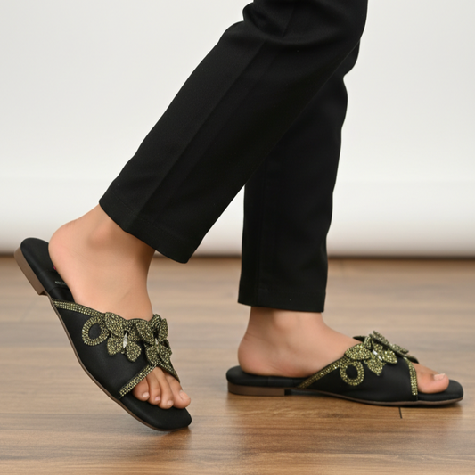 fly butterfly flats shoe