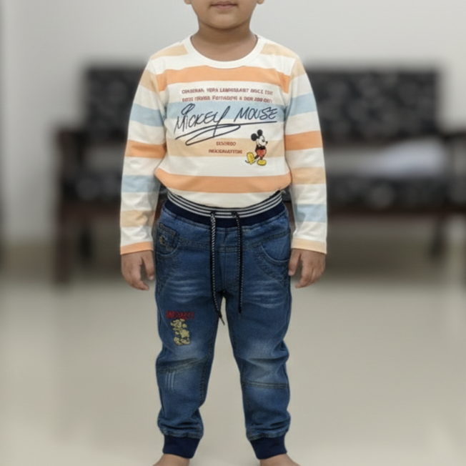 kids summer suit mickey mouse-66