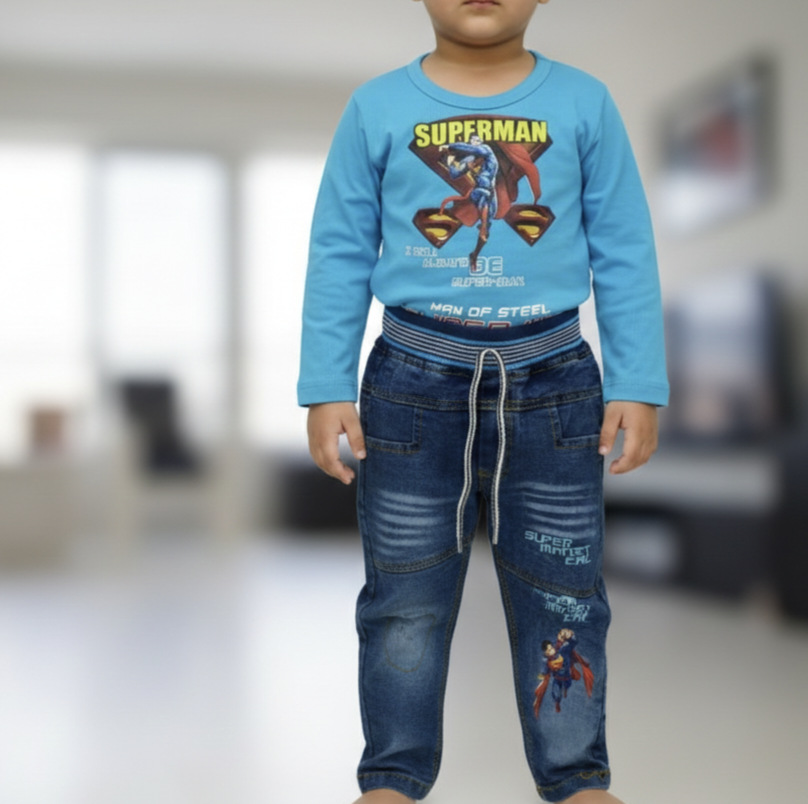 kid summer superman suit-88