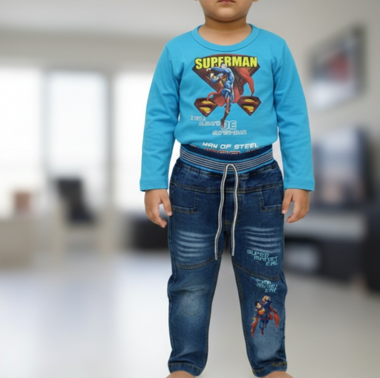 kid summer superman suit-88