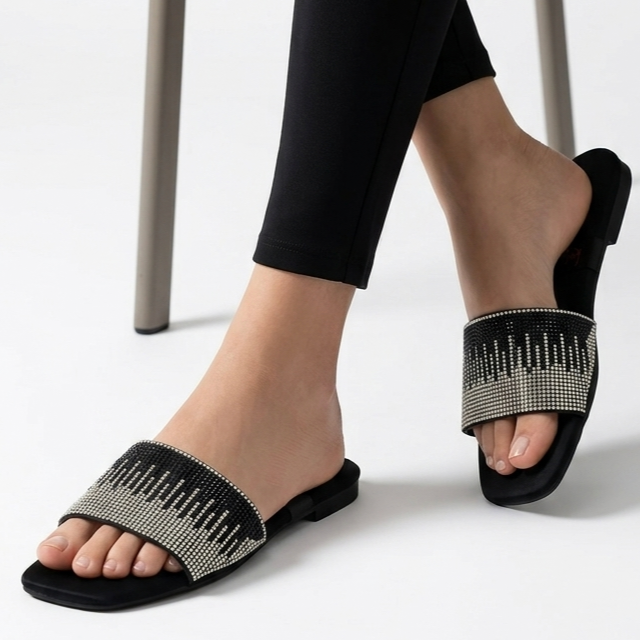 cheeta patta flats shoe