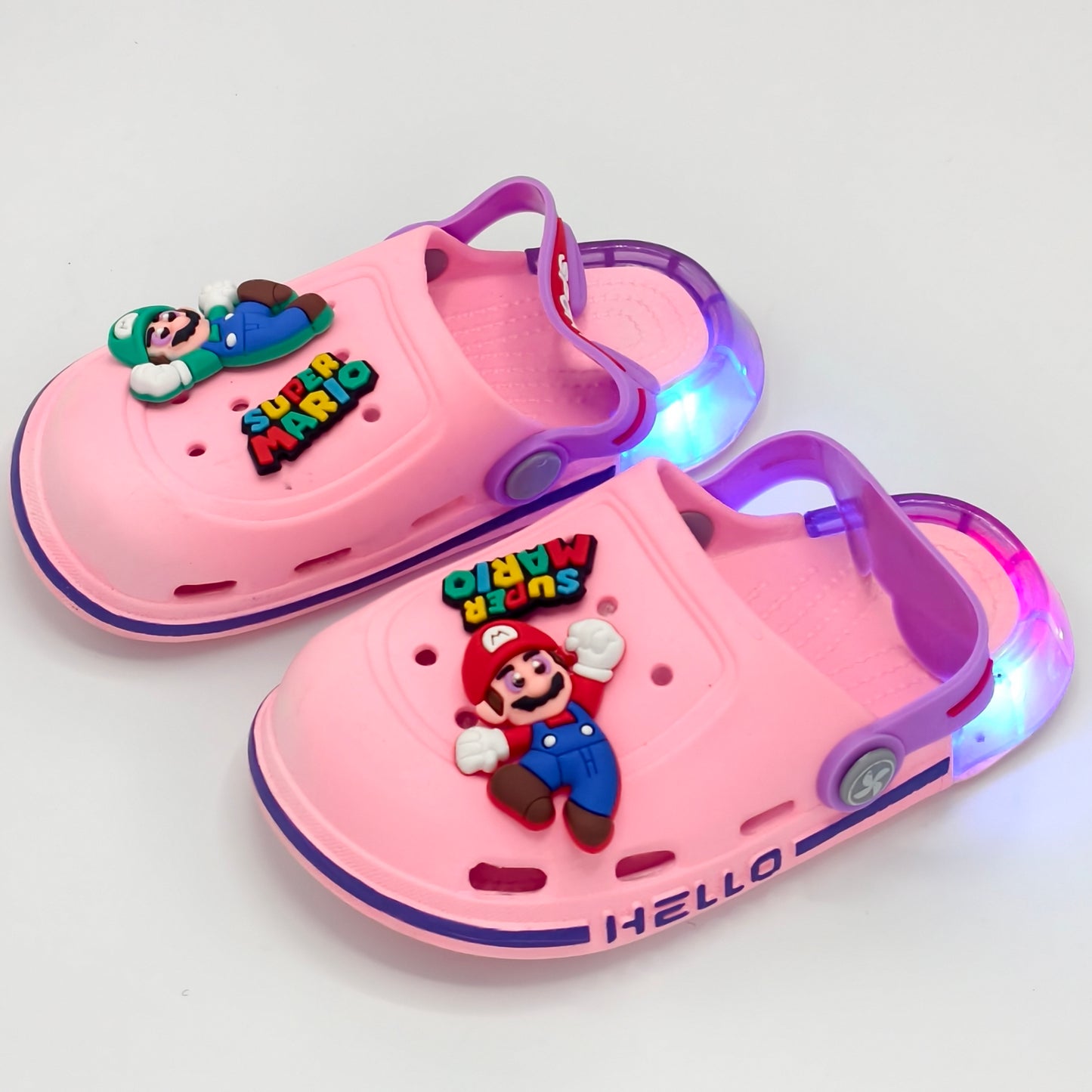 super mario light extra soft crocs