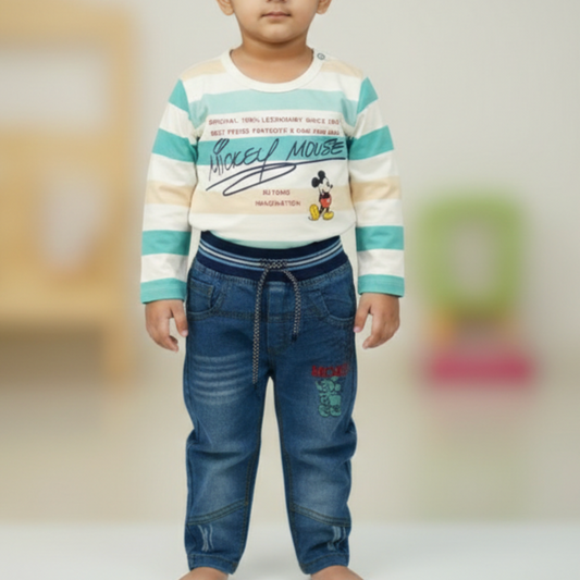 kids summer suit mickey mouse-66