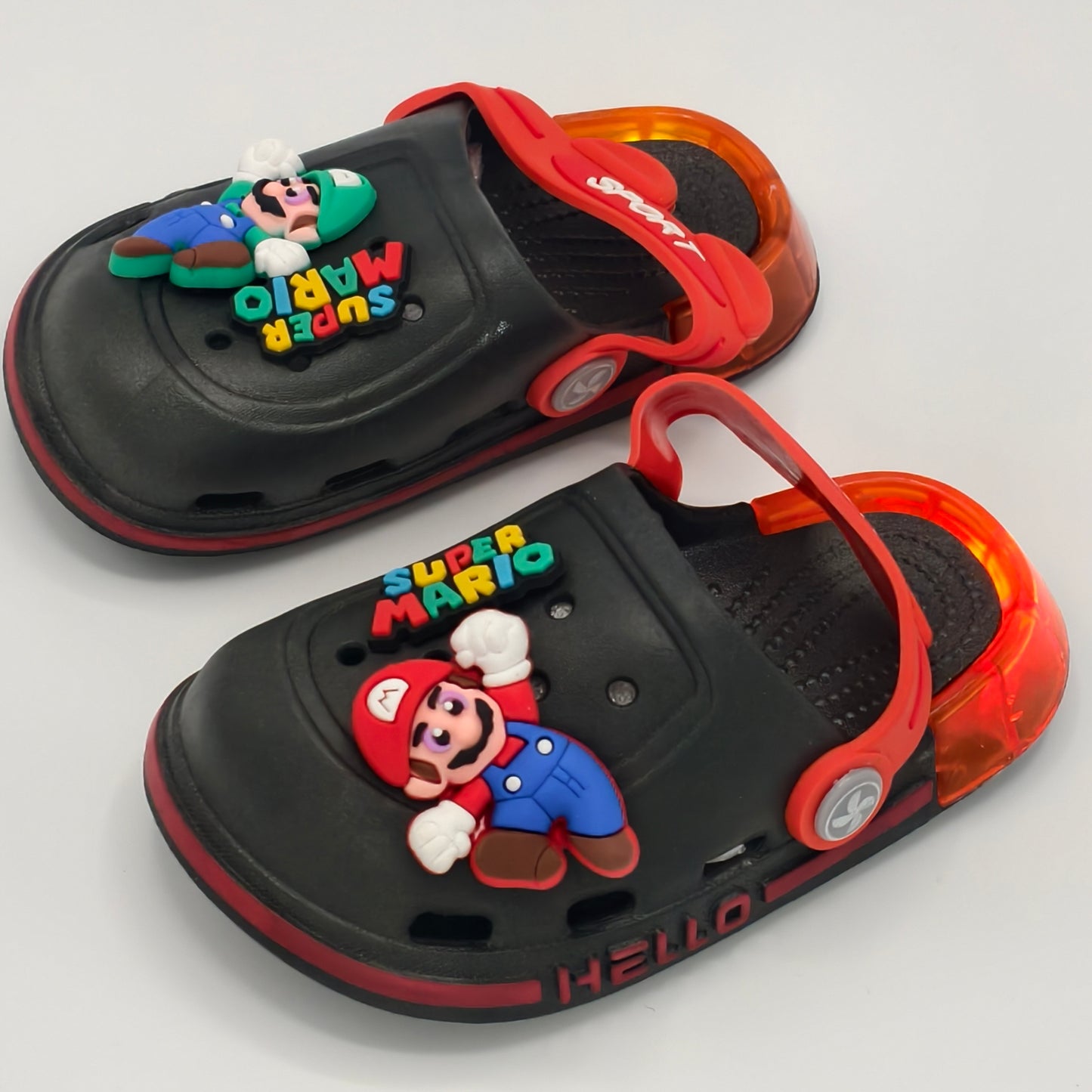 super mario light extra soft crocs