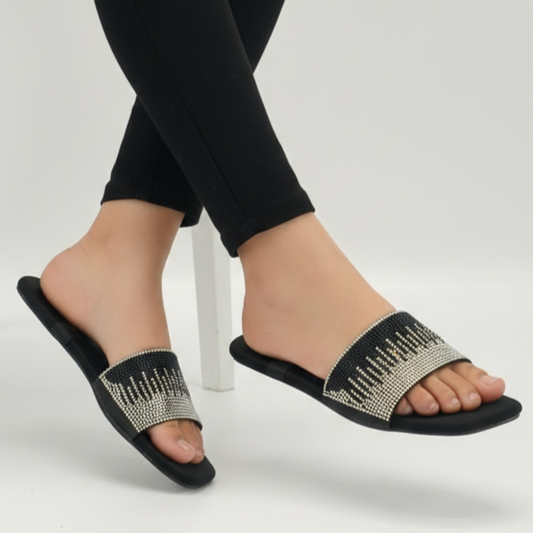 cheeta patta flats shoe