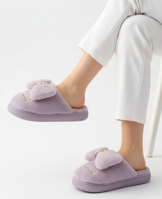 women sweet ribon carpet shoe-654