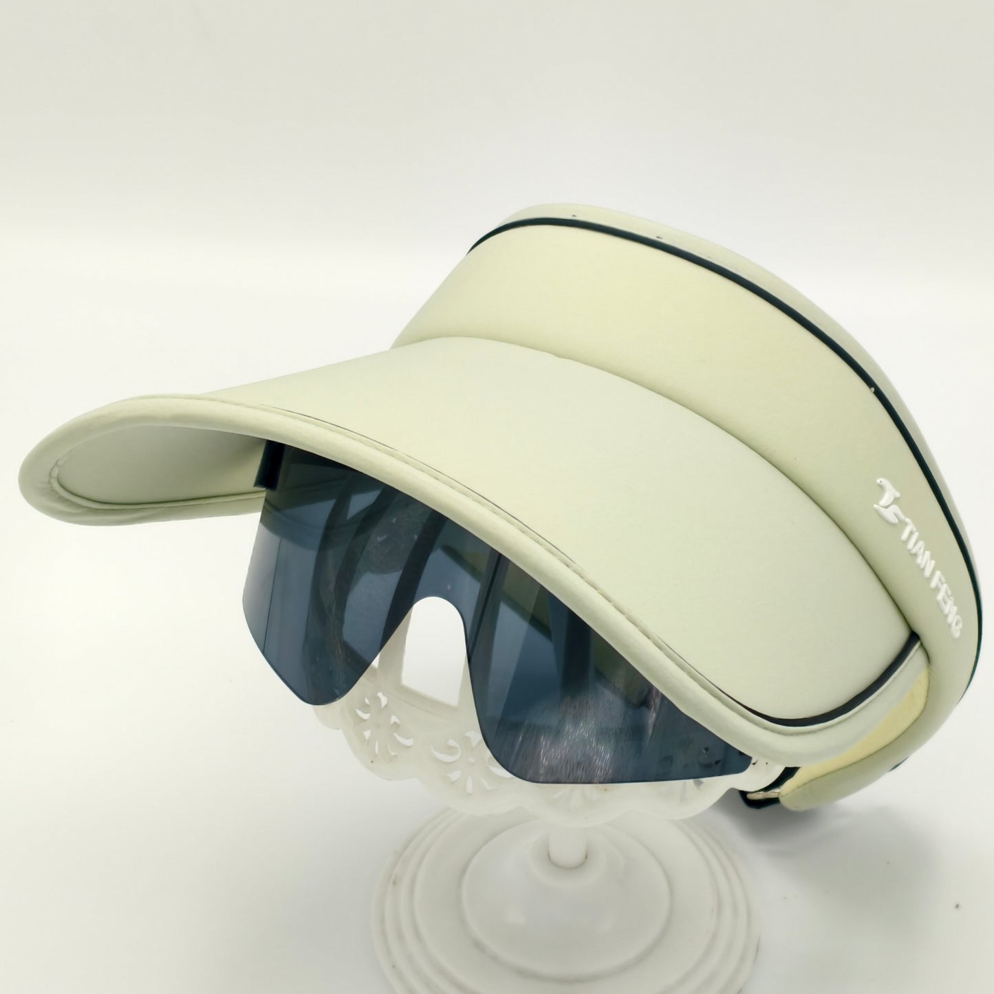 women design travel visor Cap with Glasses summer beach sun visor Hat