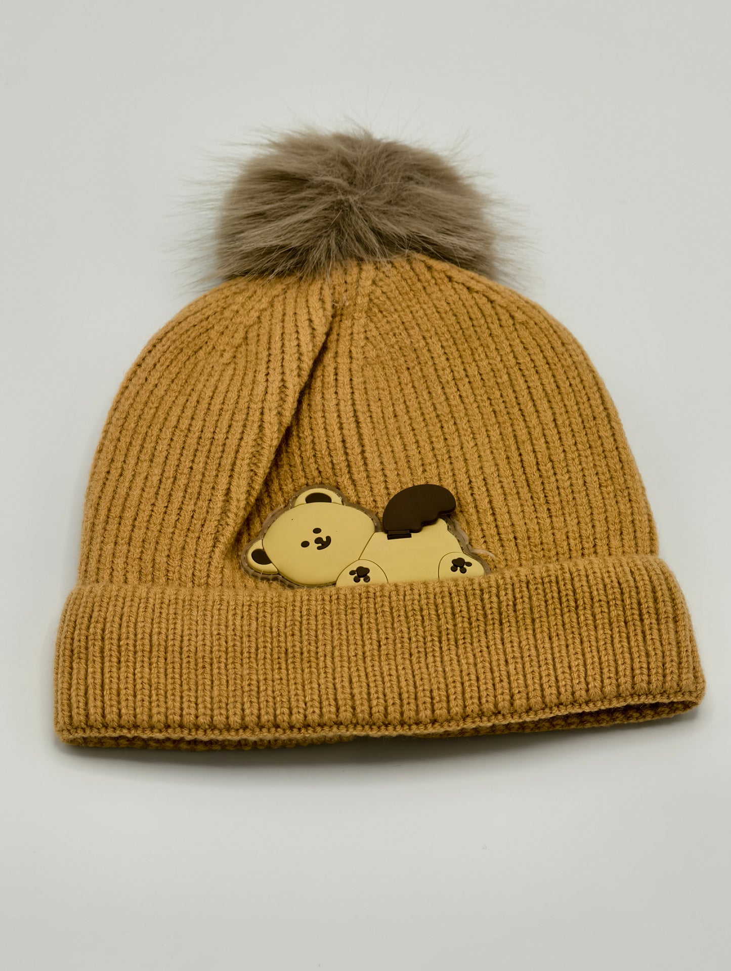 winter bear saleep cap